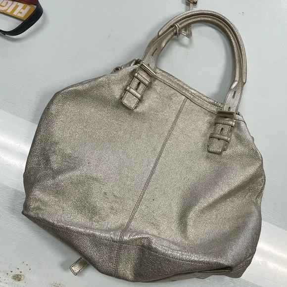 Women’s Vintage Leather Jimmy Choo Sparkly Large Purse 👛 Bag Pre Owned Used - Picture 1 of 16